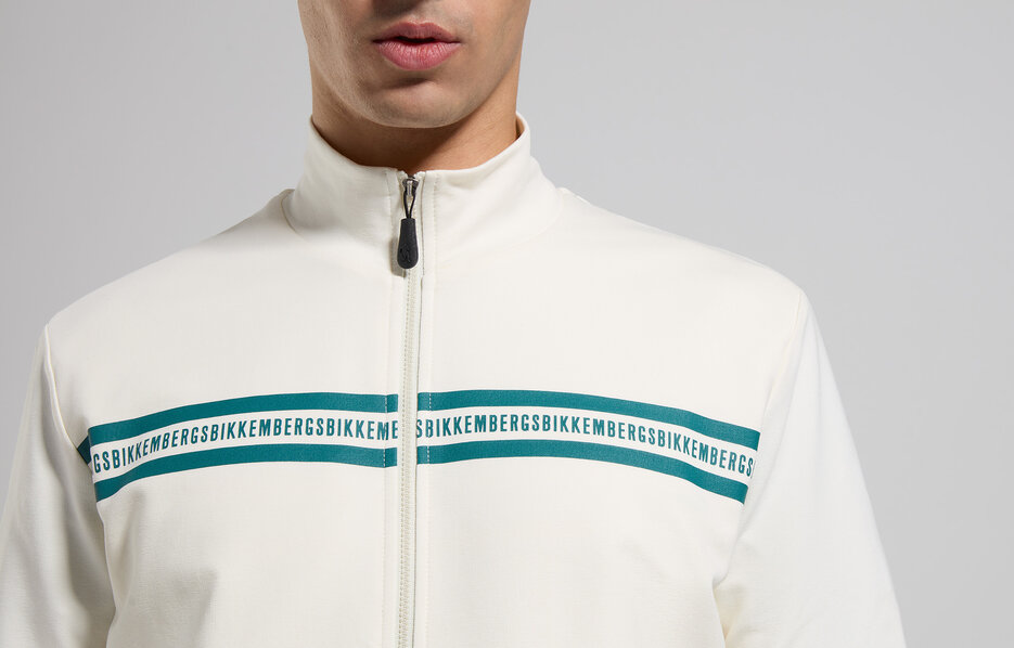 Men's sweatshirt with tape, MARSHMALLOW Men's sweatshirt with tape, MARSHMALLOW, hi-res-1