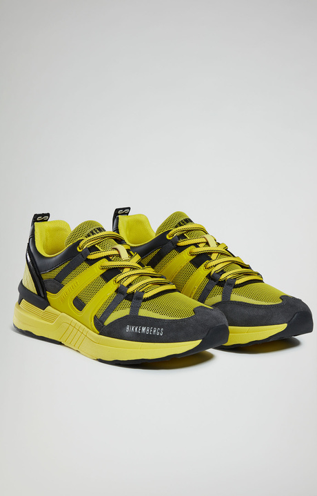 Dunga M men's sneakers, FLUO YELLOW/DARK GREY/BLACK Dunga M men's sneakers, FLUO YELLOW/DARK GREY/BLACK, hi-res-1