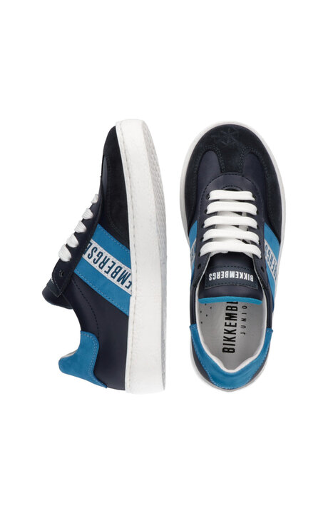 LOW CUT LACE-UP SNEAKER, BLUE/SKY BLUE, hi-res-1