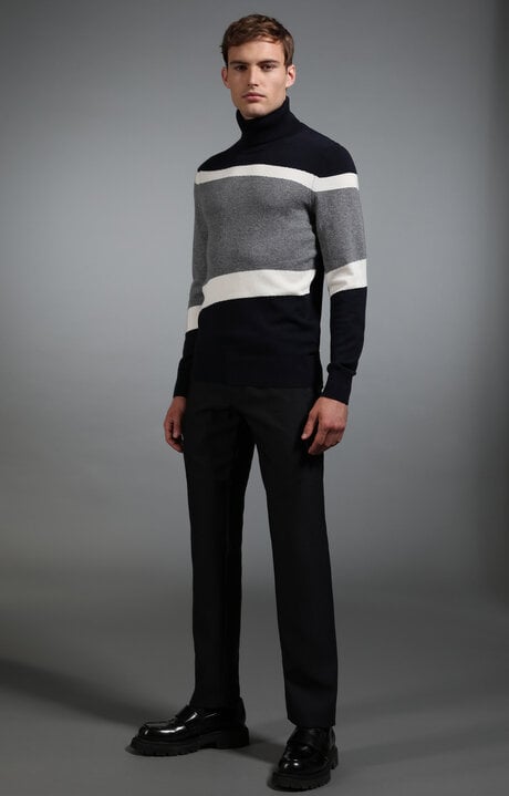 PANTALONE - TROUSERS, NAVY, hi-res-1