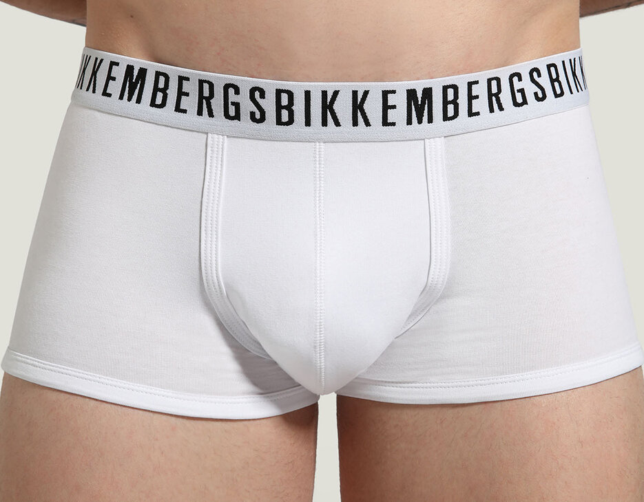 2-pack men's boxers in stretch cotton, WHITE 2-pack men's boxers in stretch cotton, WHITE, hi-res-1