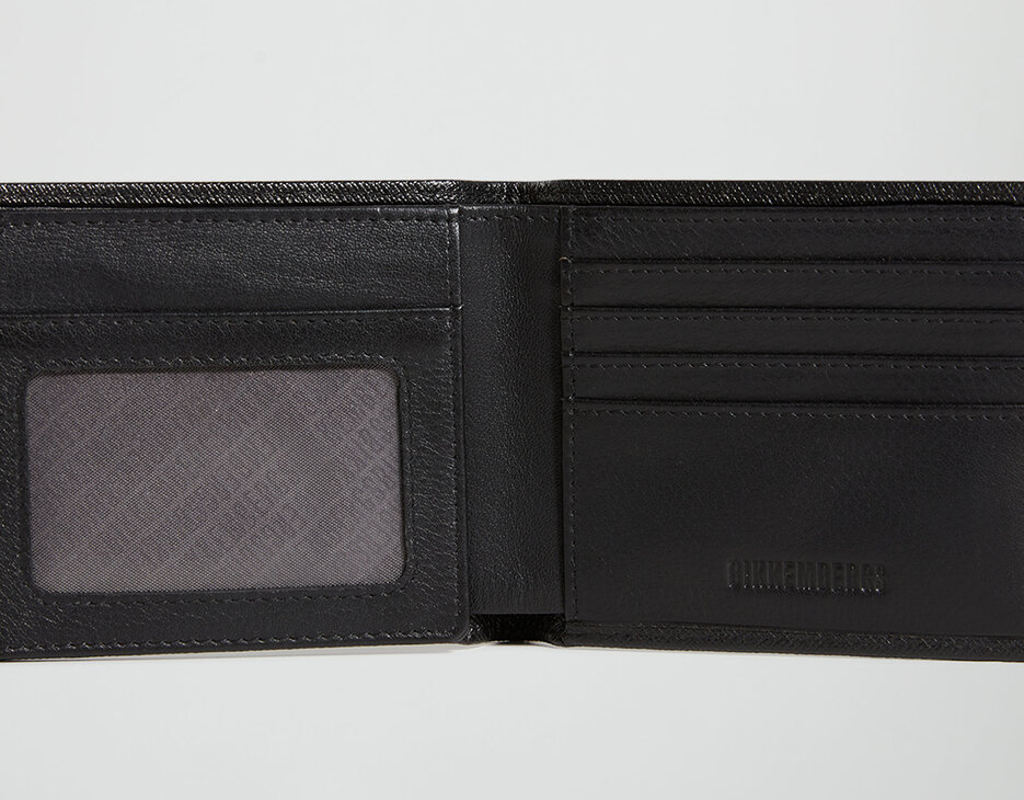 Men's wallet in saffiano leather, BLACK Men's wallet in saffiano leather, BLACK, hi-res-1
