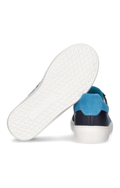 LOW CUT LACE-UP SNEAKER, BLUE/SKY BLUE, hi-res-1