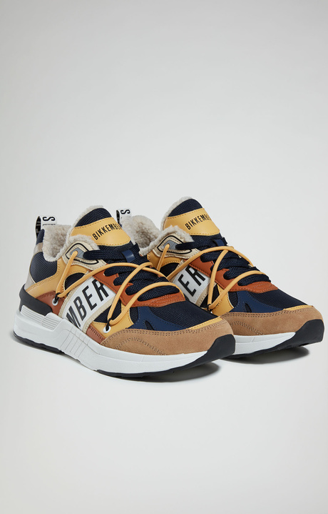 Dunga M men's sneakers, YELLOW/BLUE/BROWN Dunga M men's sneakers, YELLOW/BLUE/BROWN, hi-res-1