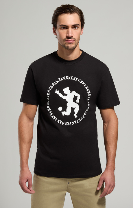 Men's print T-shirt, BLACK, hi-res-1