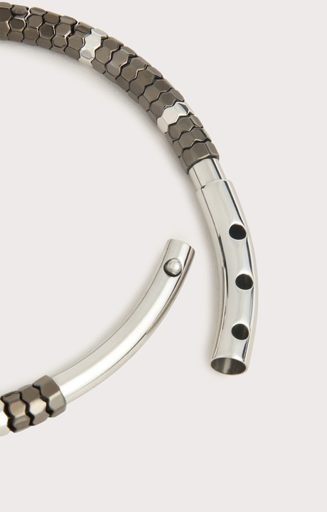 Bikkembergs men's bracelet with hexagons and diamonds, 330 Bikkembergs men's bracelet with hexagons and diamonds, 330, hi-res-1