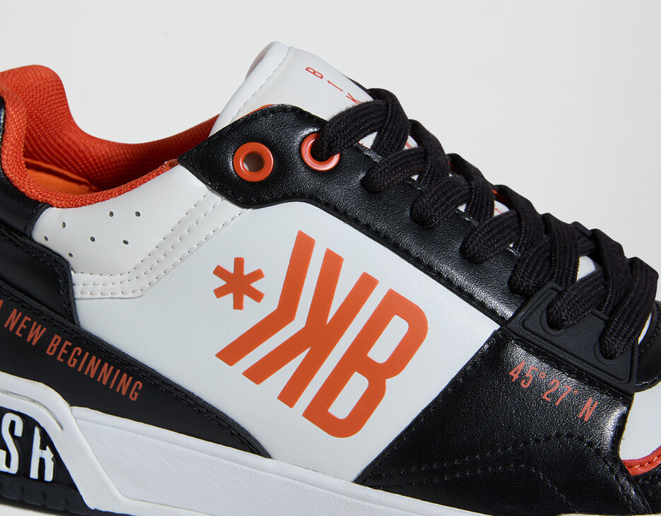 Shaq M men's sneakers, BLACK/ORANGE/WHITE Shaq M men's sneakers, BLACK/ORANGE/WHITE, hi-res-1