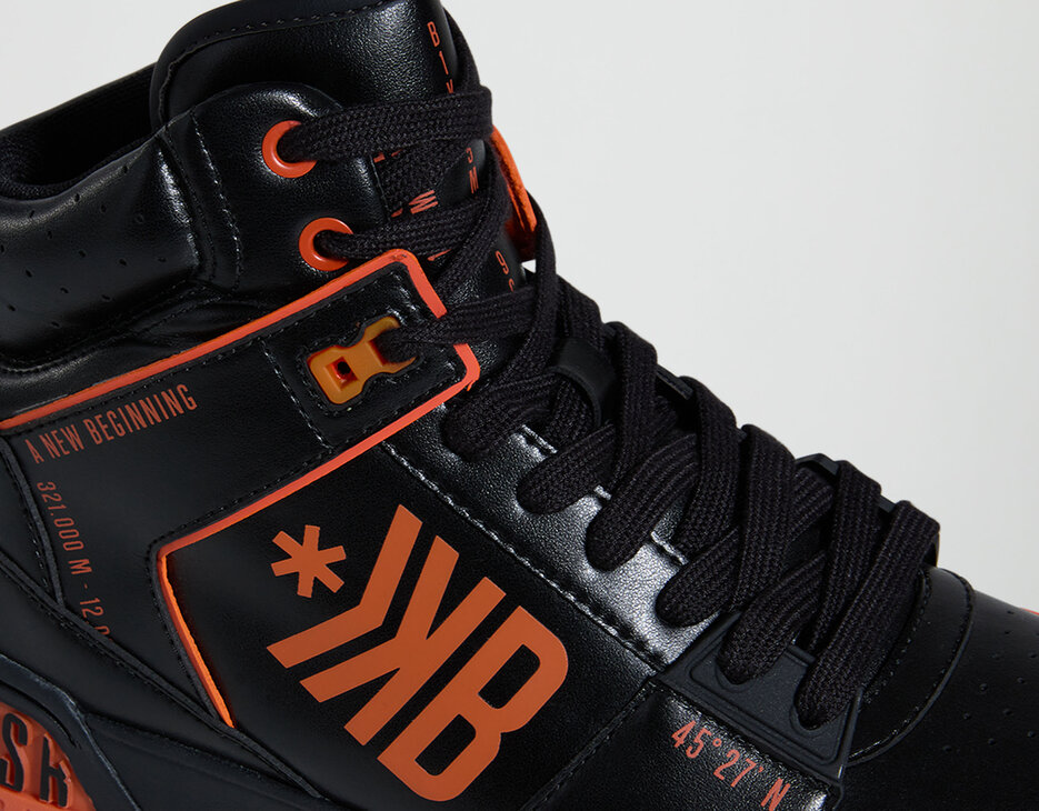 Shaq M holographic men's sneakers, BLACK/ORANGE Shaq M holographic men's sneakers, BLACK/ORANGE, hi-res-1