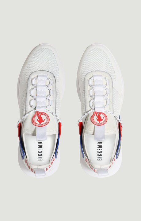 Men's sneakers Greg with appliques, WHITE Men's sneakers Greg with appliques, WHITE, hi-res-1