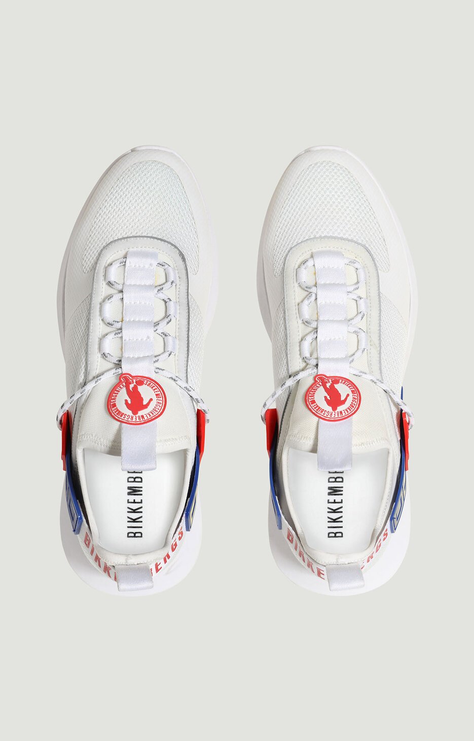 Men's sneakers Greg with appliques, WHITE Men's sneakers Greg with appliques, WHITE, hi-res-1