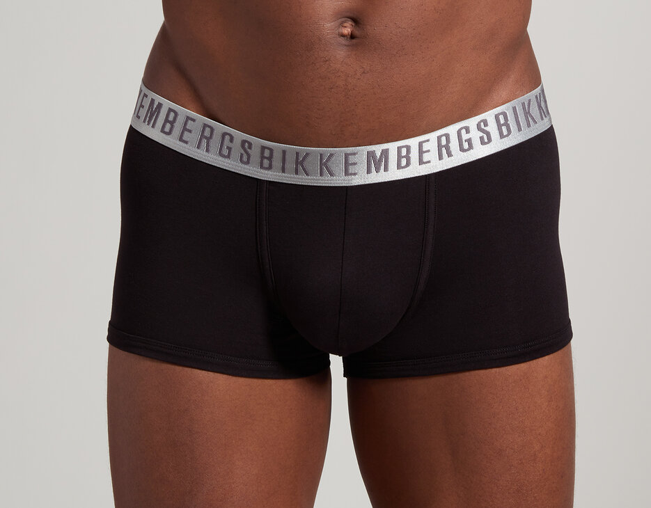 2-pack silver men's boxers, BLACK 2-pack silver men's boxers, BLACK, hi-res-1