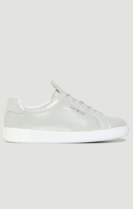 Sheba women's sneakers with metallic details, SILVER Sheba women's sneakers with metallic details, SILVER, hi-res-1
