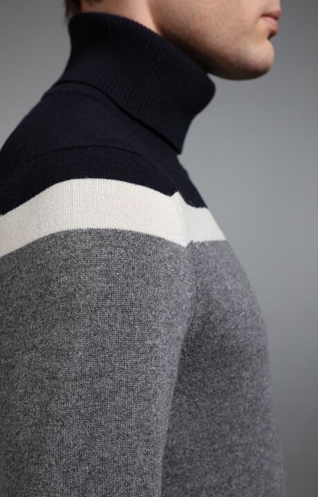 MAGLIA - KNITWEAR, NAVY/GREY, hi-res-1