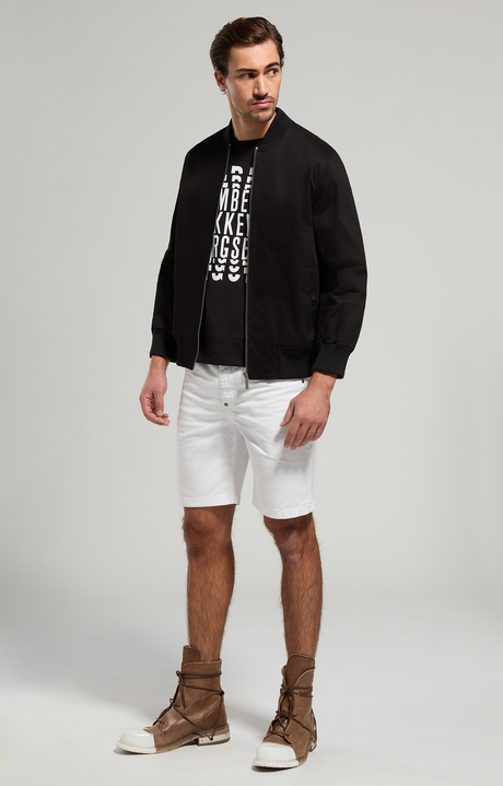Printed men's shirt, BLACK, hi-res-1