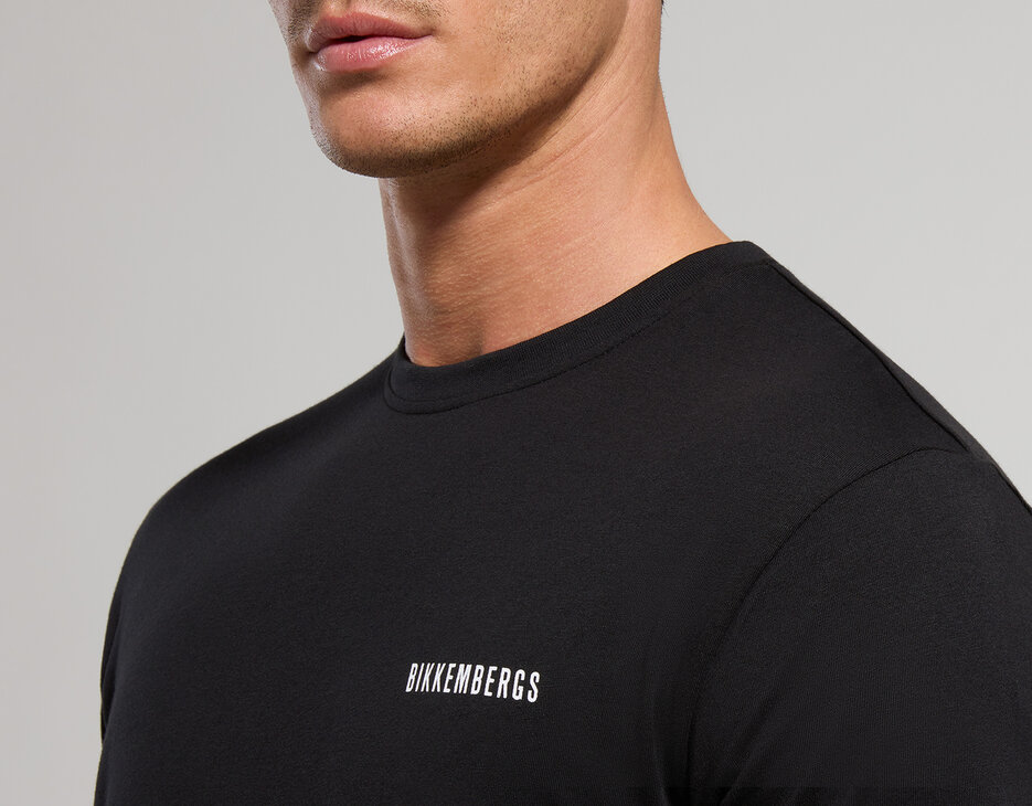 Men's print T-shirt, BLACK Men's print T-shirt, BLACK, hi-res-1