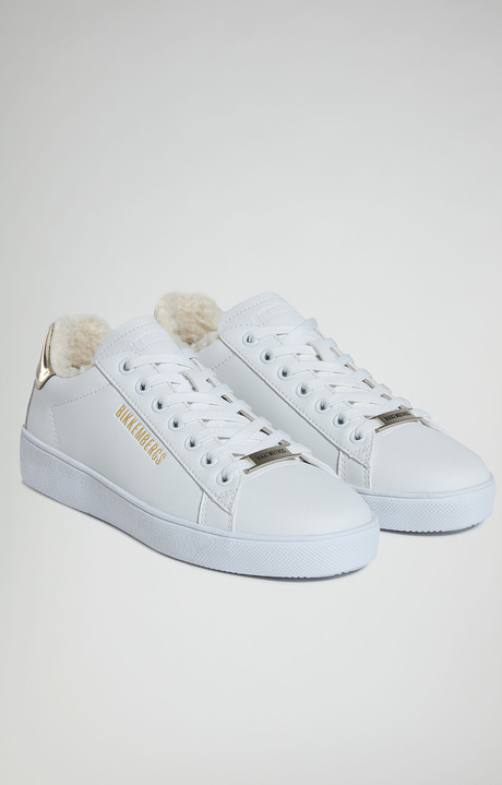 Recoba women's sneakers, WHITE/GOLD Recoba women's sneakers, WHITE/GOLD, hi-res-1