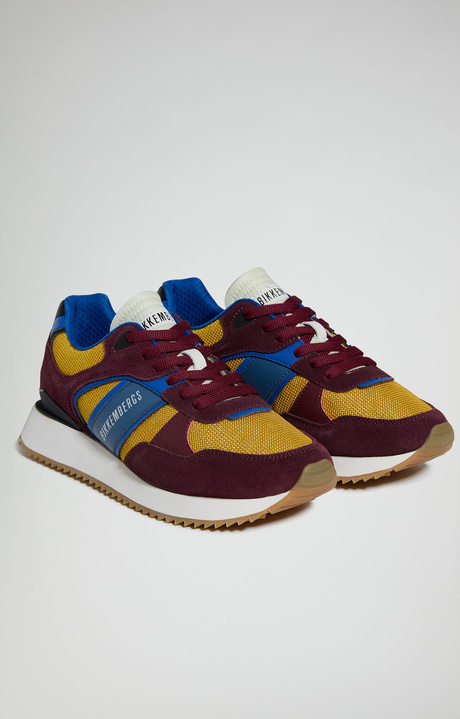 Puyol M men's sneakers, CHERRY/MUSTARD/BLUETTE/BLACK Puyol M men's sneakers, CHERRY/MUSTARD/BLUETTE/BLACK, hi-res-1