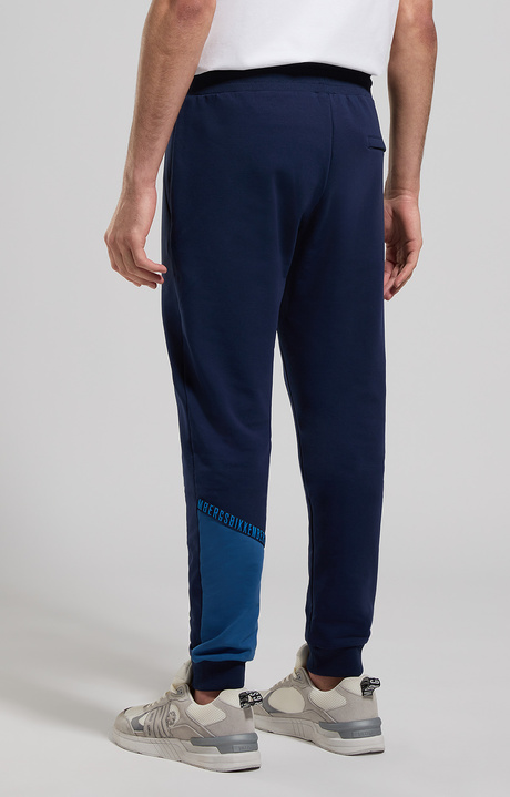 Men's joggers with intarsia, DRESS BLUES Men's joggers with intarsia, DRESS BLUES, hi-res-1