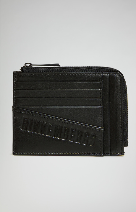Compact men's wallet, BLACK Compact men's wallet, BLACK, hi-res-1