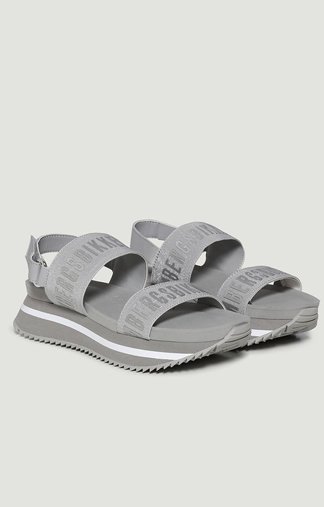 Women's platform sandals Rosy, SILVER/GREY Women's platform sandals Rosy, SILVER/GREY, hi-res-1