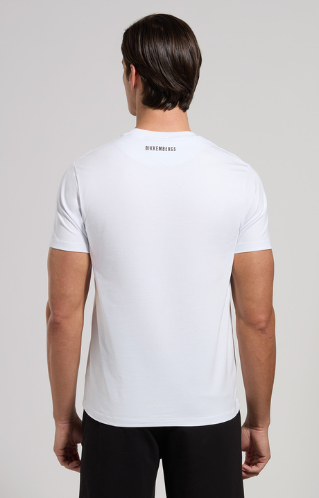 Men's print T-shirt, WHITE Men's print T-shirt, WHITE, hi-res-1