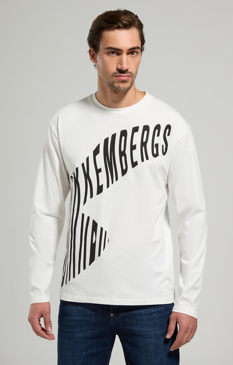 Men's print jersey T-shirt, WHITE, hi-res-1