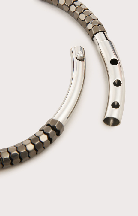 Bikkembergs men's bracelet with hexagons and diamonds, 320 Bikkembergs men's bracelet with hexagons and diamonds, 320, hi-res-1