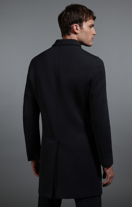 Men's navy coat, NAVY Men's navy coat, NAVY, hi-res-1