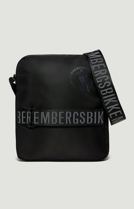 Men's reporter bag - Hoven medium, BLACK Men's reporter bag - Hoven medium, BLACK, hi-res-1