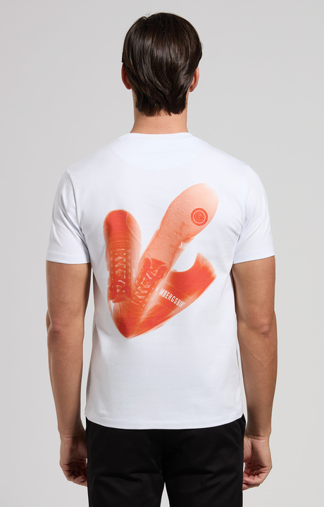 Men's print T-shirt, WHITE Men's print T-shirt, WHITE, hi-res-1