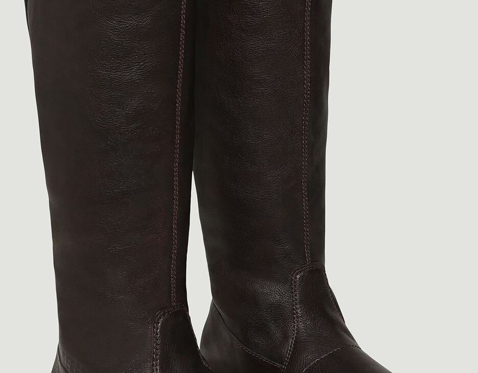 Valiska women's pull-on boots, DARK BROWN Valiska women's pull-on boots, DARK BROWN, hi-res-1