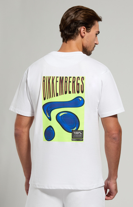 Men's print jersey T-shirt, WHITE, hi-res-1