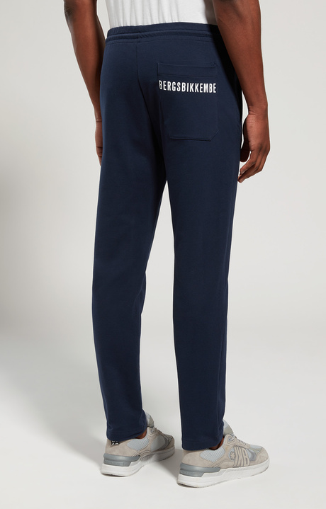 Men's joggers with tape, DRESS BLUES, hi-res-1