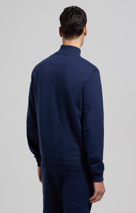Men's sweatshirt with intarsia, DRESS BLUES Men's sweatshirt with intarsia, DRESS BLUES, hi-res-1