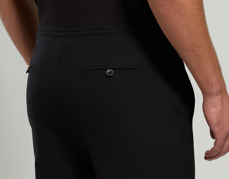 Fresco wool men's pants, BLACK Fresco wool men's pants, BLACK, hi-res-1