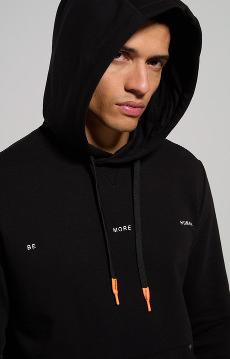 Men's hoodie, BLACK Men's hoodie, BLACK, hi-res-1