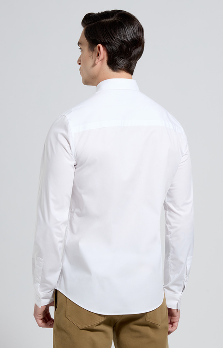 Men's shirt with tape, WHITE Men's shirt with tape, WHITE, hi-res-1