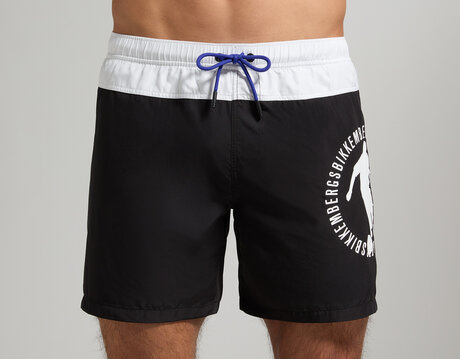 MEDIUM BOARDSHORT, BLACK/WHITE, hi-res-1