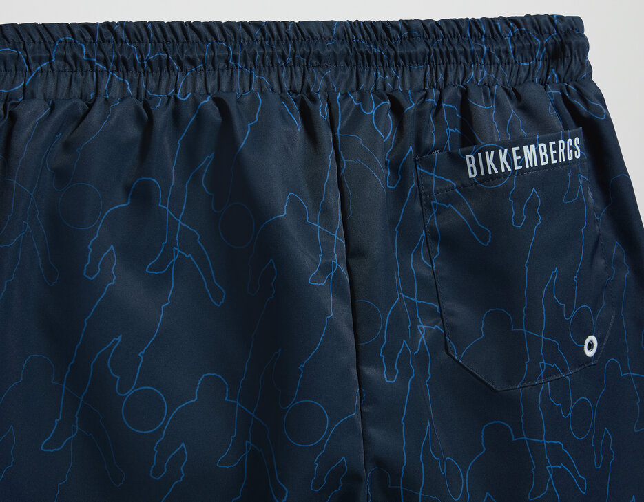 Boy's swim trunks, NAVY Boy's swim trunks, NAVY, hi-res-1