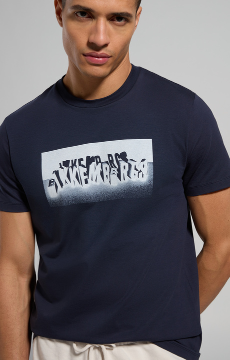 Men's print T-shirt, DRESS BLUES Men's print T-shirt, DRESS BLUES, hi-res-1