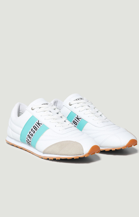 Men's sneakers Soccer, WHITE/LIGHT GREEN Men's sneakers Soccer, WHITE/LIGHT GREEN, hi-res-1