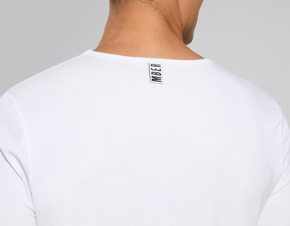 Men's long-sleeve undershirt, WHITE Men's long-sleeve undershirt, WHITE, hi-res-1