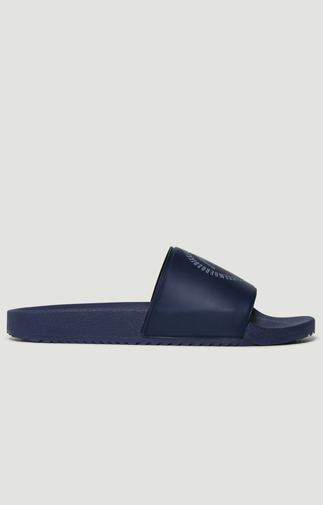 Men's pool slides, NAVY Men's pool slides, NAVY, hi-res-1