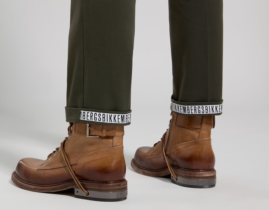 Men's pants with belt, BEETLE Men's pants with belt, BEETLE, hi-res-1