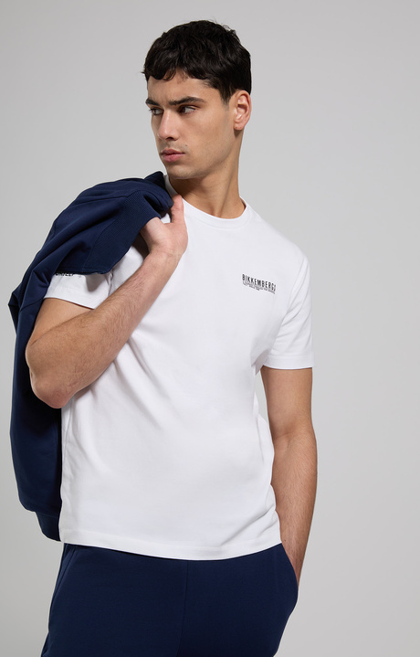 Printed men's shirt, WHITE Printed men's shirt, WHITE, hi-res-1