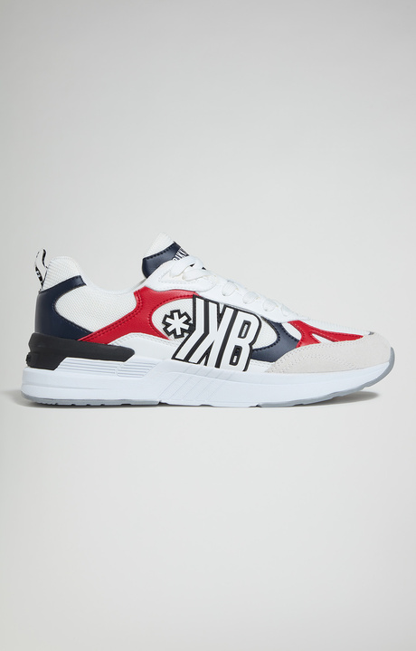 Men's sneakers - Dunga M, WHITE/RED/BLACK Men's sneakers - Dunga M, WHITE/RED/BLACK, hi-res-1