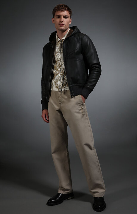 BLOUSON, BROWN, hi-res-1