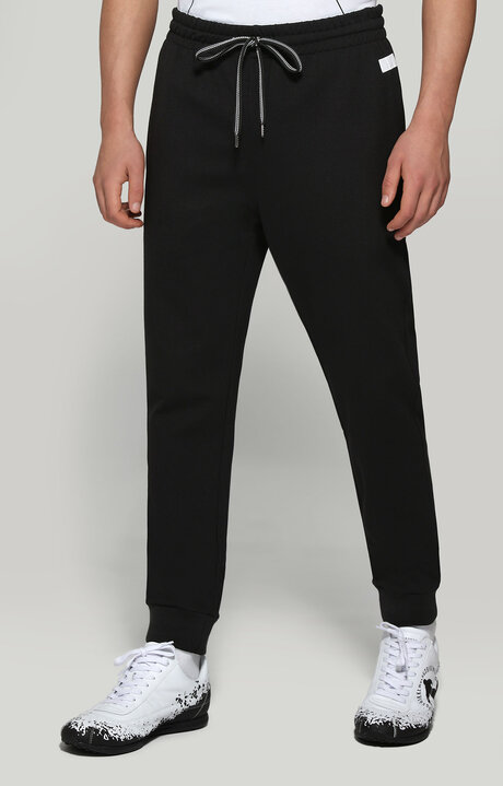 FLEECE PANTS, BLACK, hi-res-1