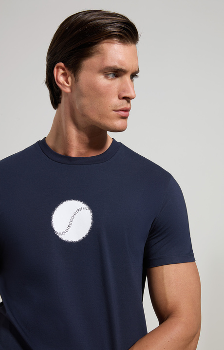 Men's tennis print T-shirt, DRESS BLUES Men's tennis print T-shirt, DRESS BLUES, hi-res-1