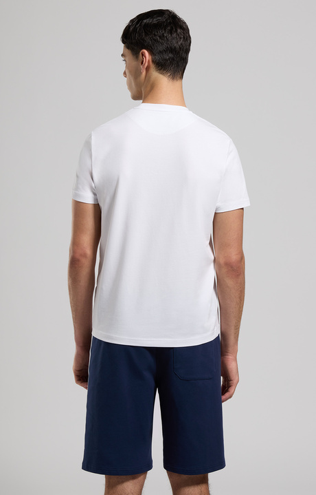 Men's print T-shirt, WHITE Men's print T-shirt, WHITE, hi-res-1